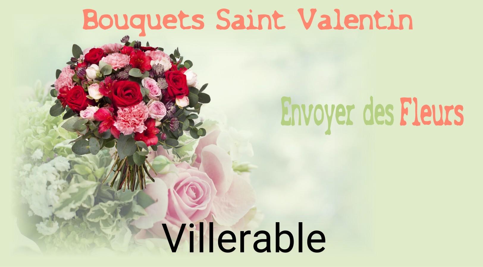 Roses de Saint-Valentin livrées à Villerable